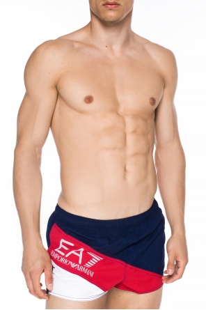 Logo-application swim shorts, zdjęcie 2 Logo-application swim shorts od EA7 Emporio Armani